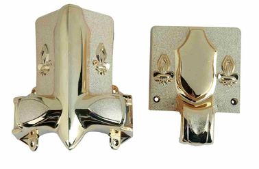Shining Gold Color Casket Corner 2# LG Casket Decoration And Handles