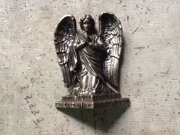Angel Shaped Resin Casket Parts Corner Antique Copper Appearance RSC03