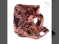 Shining Gold PP Zinc Alloy Coffin Accessories Casket Handle Hardware SW-B