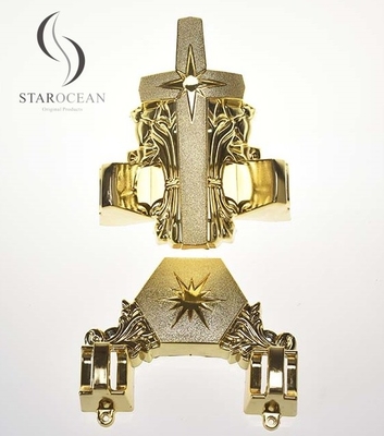 Star-shaped Coffin Corner Gold-finished Accessories in Optional Colors 12#