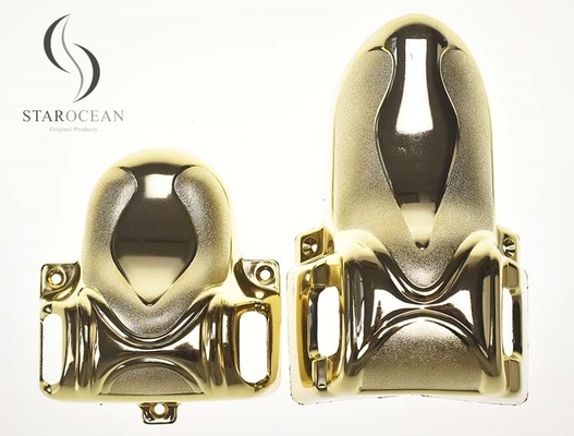 Gold eco-friendly ABS material fixed handle coffin decoration hardware wholesale 5#