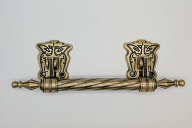 Custom Length Brass Coffin Handles , Coffin Casket Handles Good Polish Material