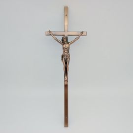 Zamak Material Coffin Crucifix ZD018 Light Weight In Antique Copper Color