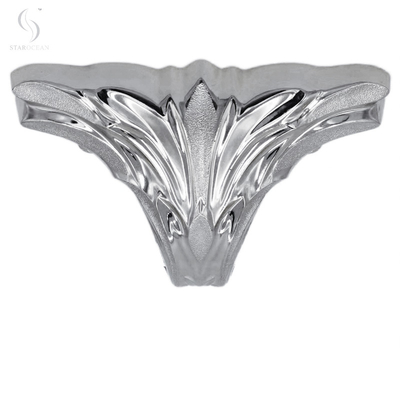 silver Plastic Casket Corner 1# DG For Funeral Interment Ornamentation