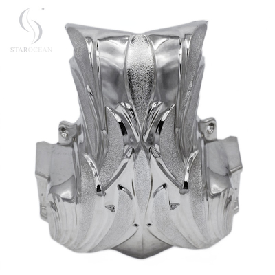 silver Plastic Casket Corner 1# DG For Funeral Interment Ornamentation