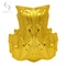 Dark Gold Plastic Coffin Corners 1# DG For Funeral Interment Ornamentation Flower Design