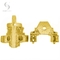 24K Gold Custom Coffin Corners, Star Pattern Design Coffin Decoration Set 12# G