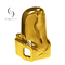 Customized Gold PP Electroplated Coffin Corner Funeral Hardware Decoration 5#G