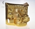 Last Supper Design Coffin Decorative Corner 24K Gold Metal Non-toxic Dignified 9#