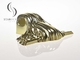 Shiny Gold Electronic Electroplated Plastic Coffin Corner Decorative Handle 24#