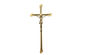 Funeral Crucifix Gravestone Decorations , Cemetery Stone Decorations Light Weight
