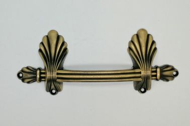 Shell Design Metal Coffin Handles Antique Brass Color 21*11cm Dimension